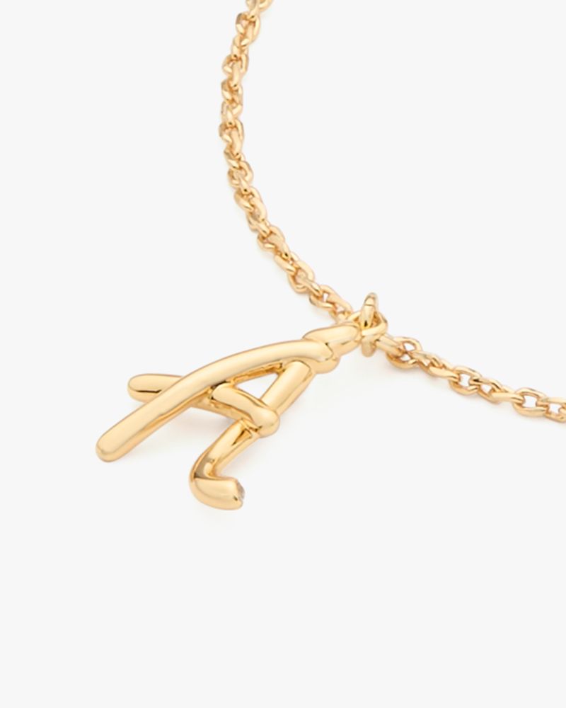 Initial Script Bracelet