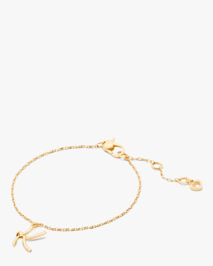 Initial Script Bracelet