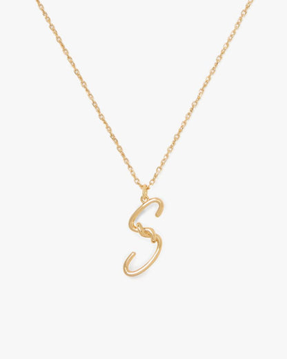 Initial Script S Pendant