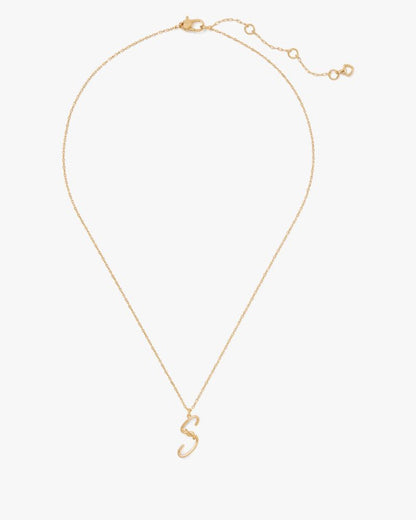 Initial Script S Pendant
