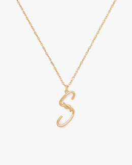 Initial Script S Pendant