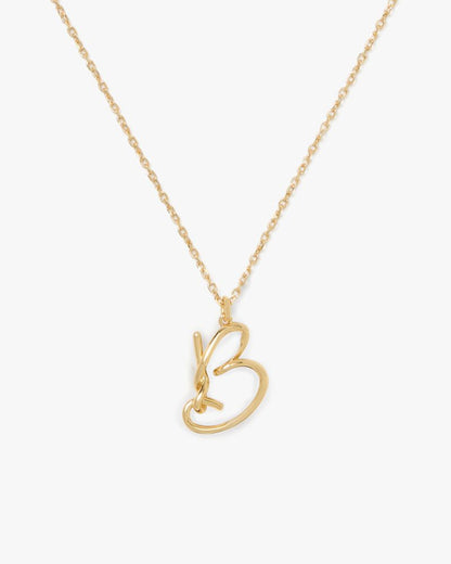 Initial Script B Pendant