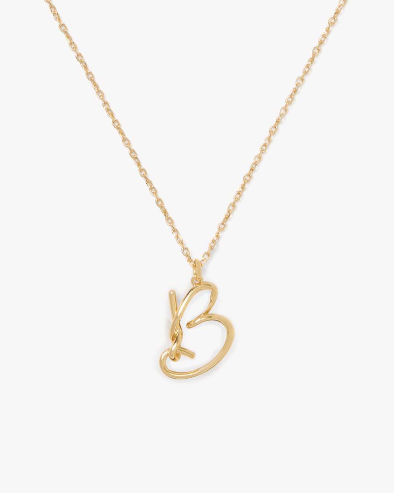 Initial Script B Pendant