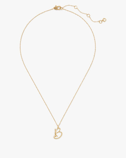 Initial Script B Pendant