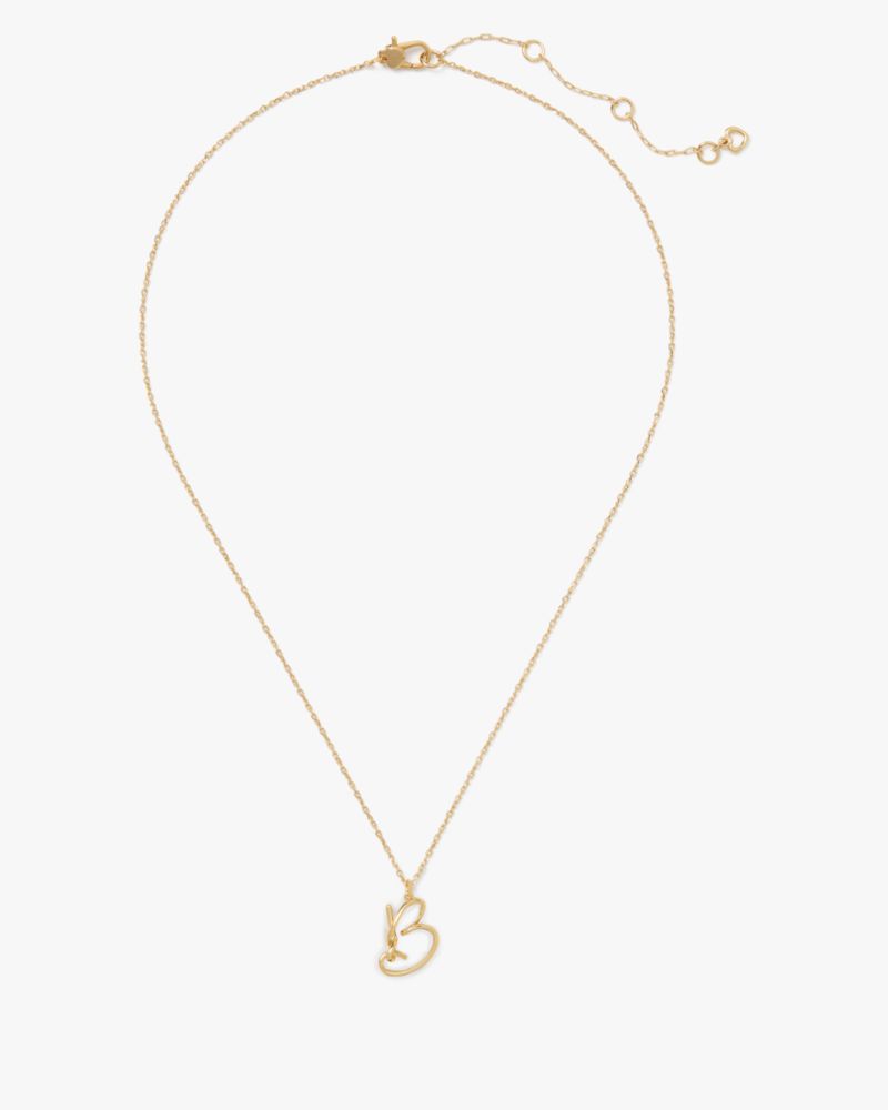 Initial Script B Pendant