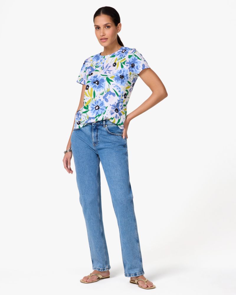 All Over Floral Print Tee