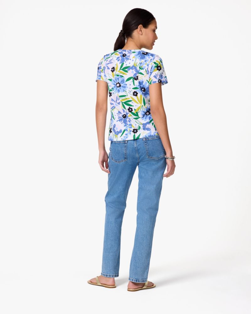 All Over Floral Print Tee