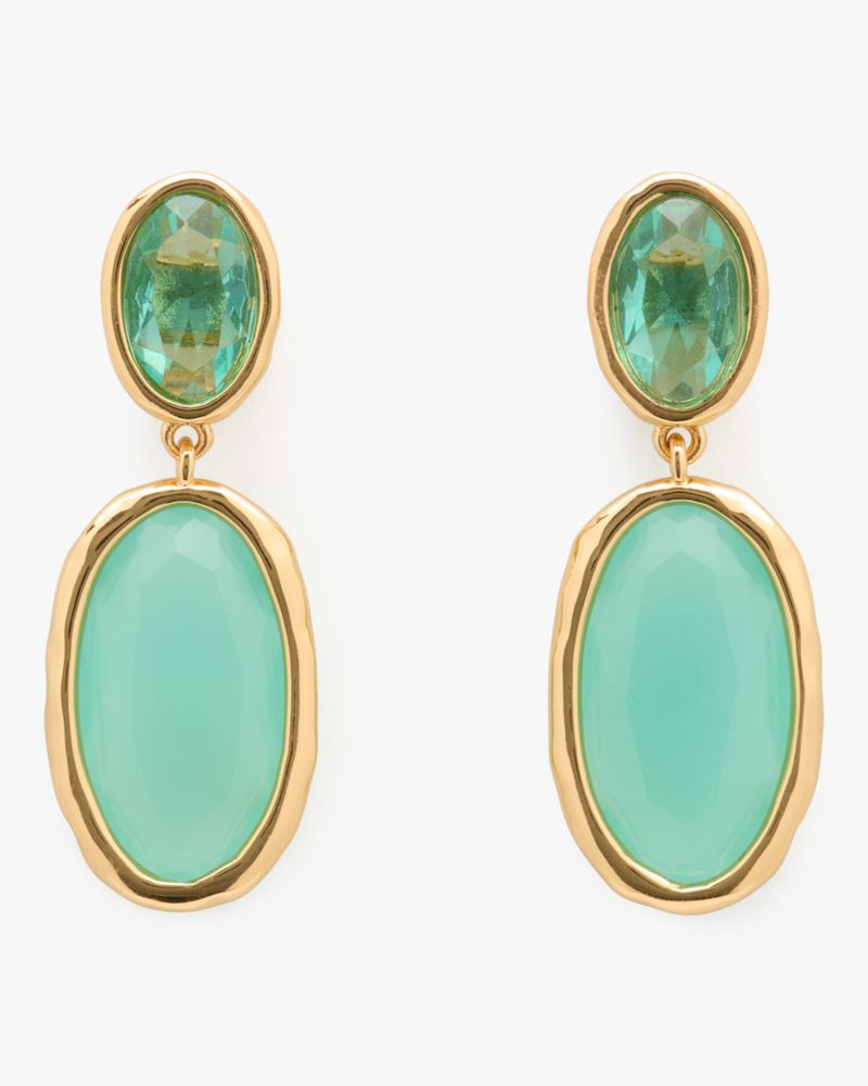 High Shine Double Drop Earring