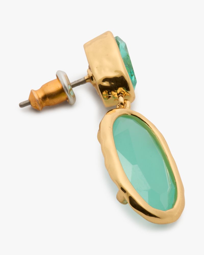 High Shine Double Drop Earring