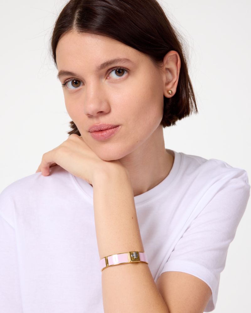 Phoebe Enamel Turnlock Bangle