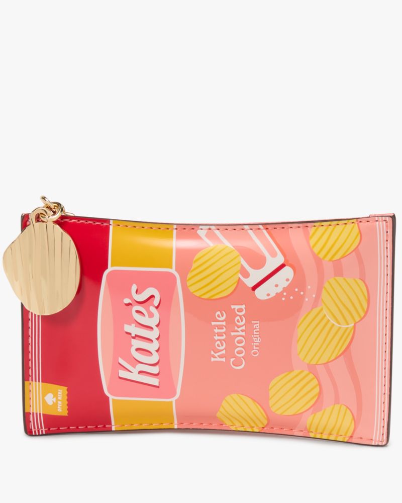 Snack Time Patent Card Case Wristlet