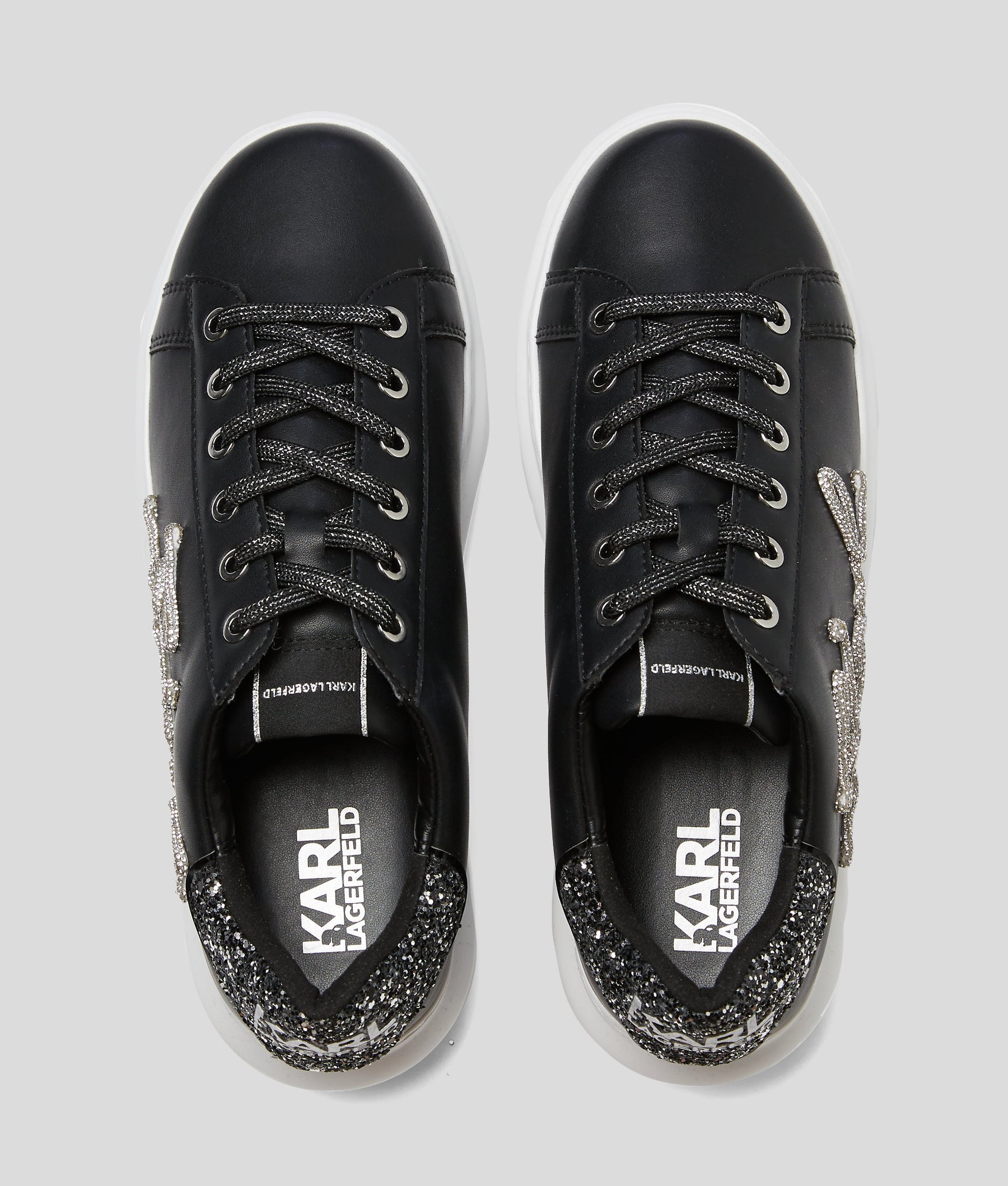 KAPRI SIGNIA RHINESTONE TRAINERS