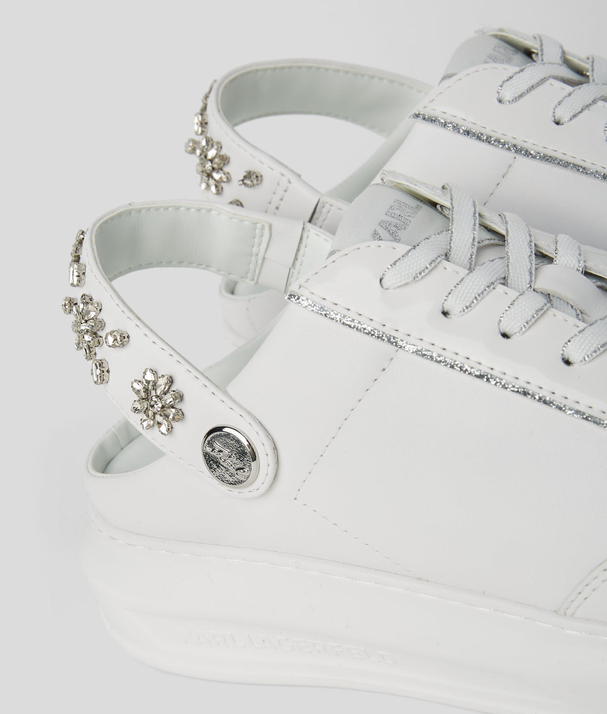 KAPRI FLORASTONE SLINGBACK TRAINERS