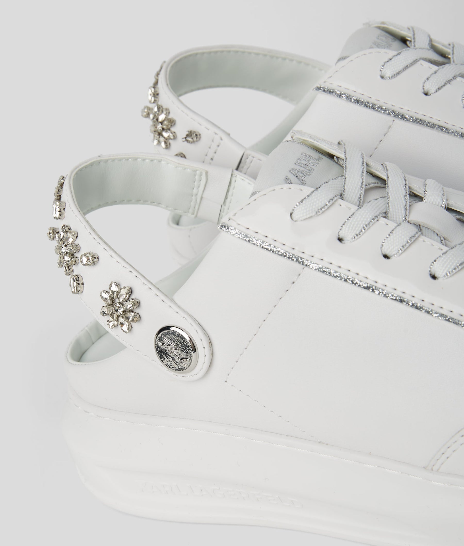 KAPRI FLORASTONE SLINGBACK TRAINERS