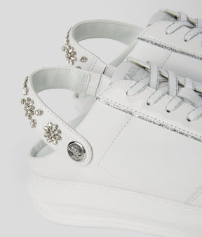 KAPRI FLORASTONE SLINGBACK TRAINERS