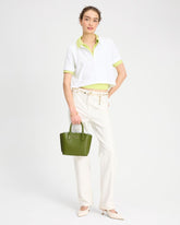 Suite Scalloped Crossbody Tote