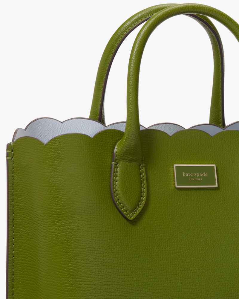 Suite Scalloped Crossbody Tote