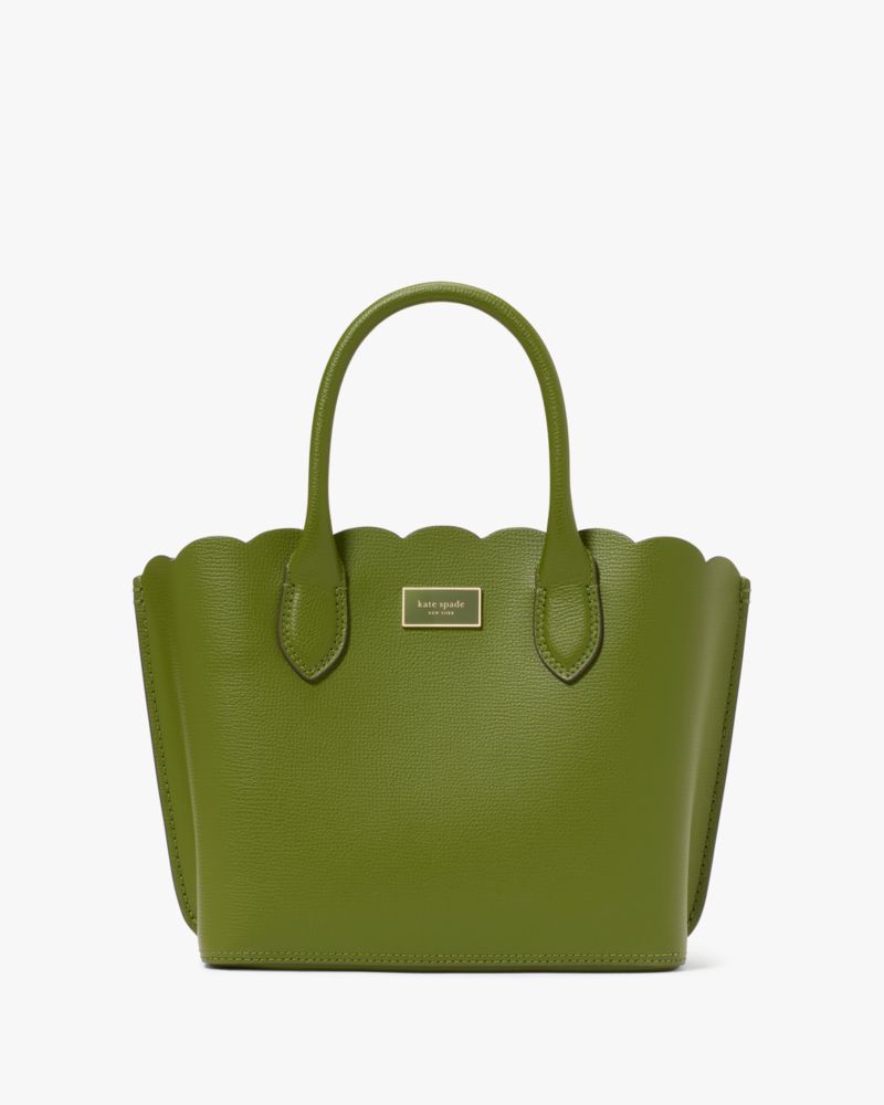 Suite Scalloped Crossbody Tote