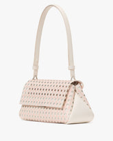 Grace Perforated Convertible Shoulder Bag