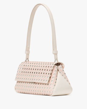 Grace Perforated Convertible Shoulder Bag