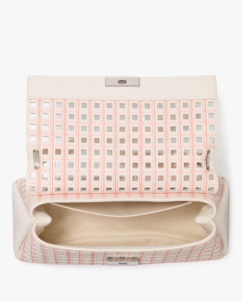 Grace Perforated Convertible Shoulder Bag