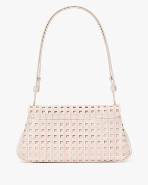 Grace Perforated Convertible Shoulder Bag