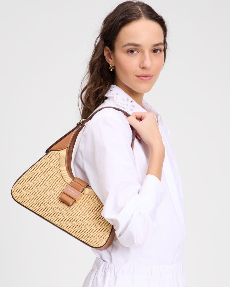 Nouveau Straw Small Shoulder Bag