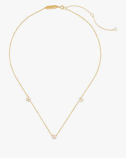 Kate Spade Fine Time To Shine Diamond Flower Necklace