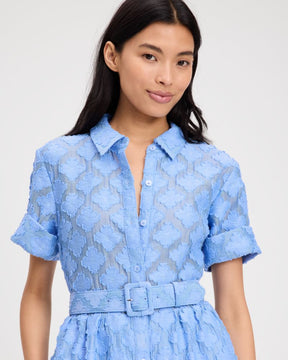 Belted Midi Shirt Dress