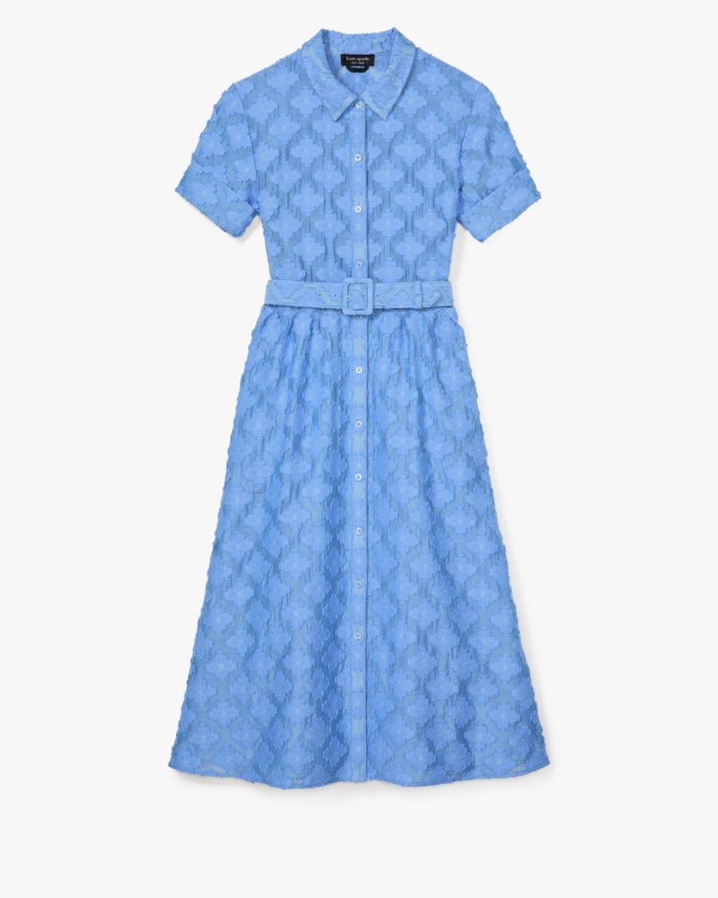 Belted Midi Shirt Dress