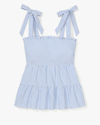 Seersucker Tiered Top