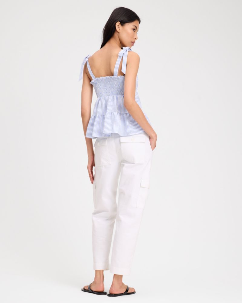 Seersucker Tiered Top