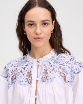 Floral Embroidered Blouse