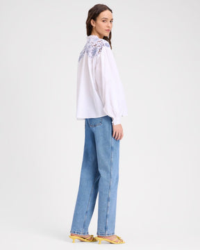 Floral Embroidered Blouse