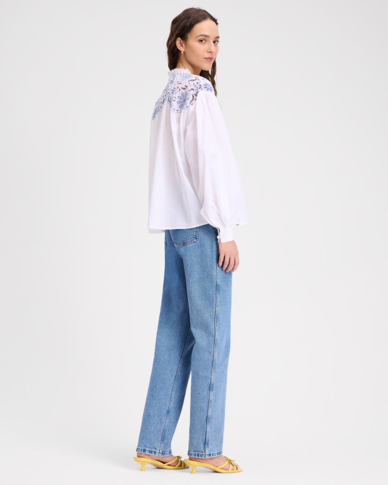 Floral Embroidered Blouse