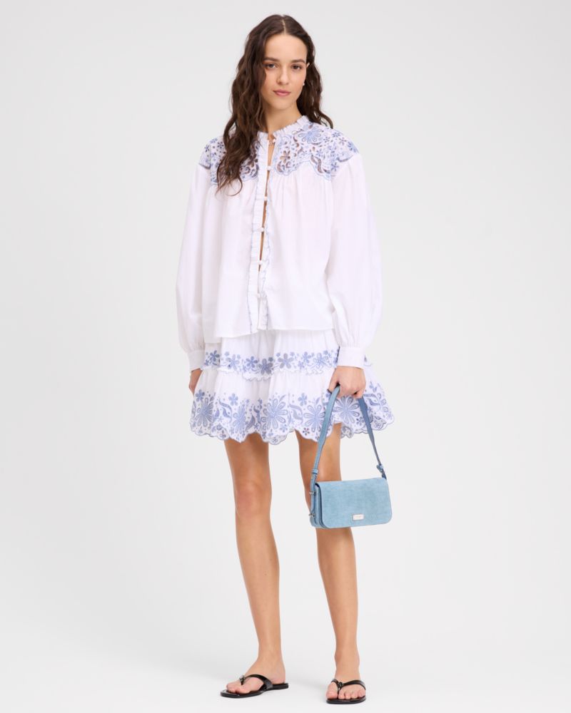 Floral Embroidered Blouse