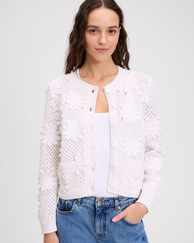 Daisy Crochet Cardigan