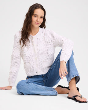 Daisy Crochet Cardigan
