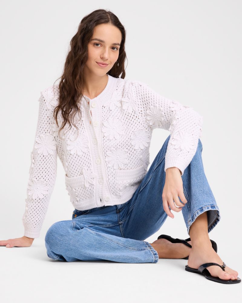 Daisy Crochet Cardigan