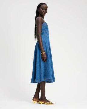 Denim Midi Dress