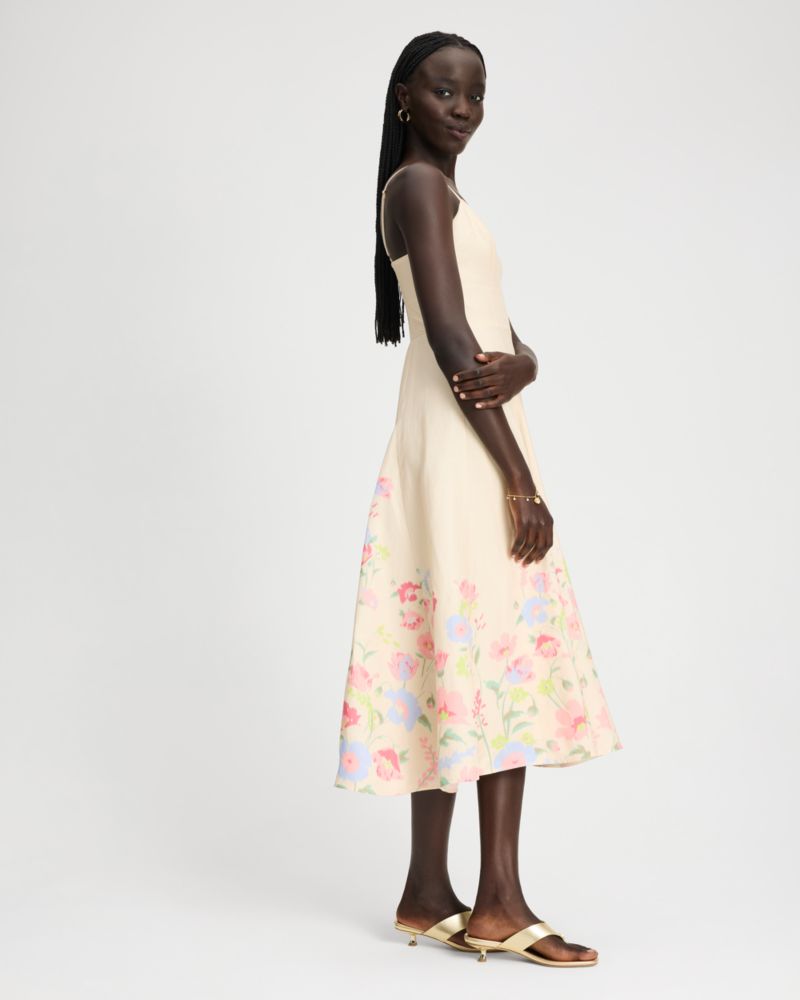 Whimsical Garden Midi Dress