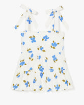 Painterly Bouquet Tiered Top