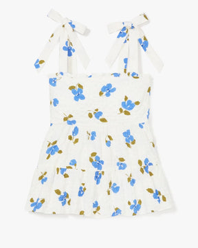 Painterly Bouquet Tiered Top