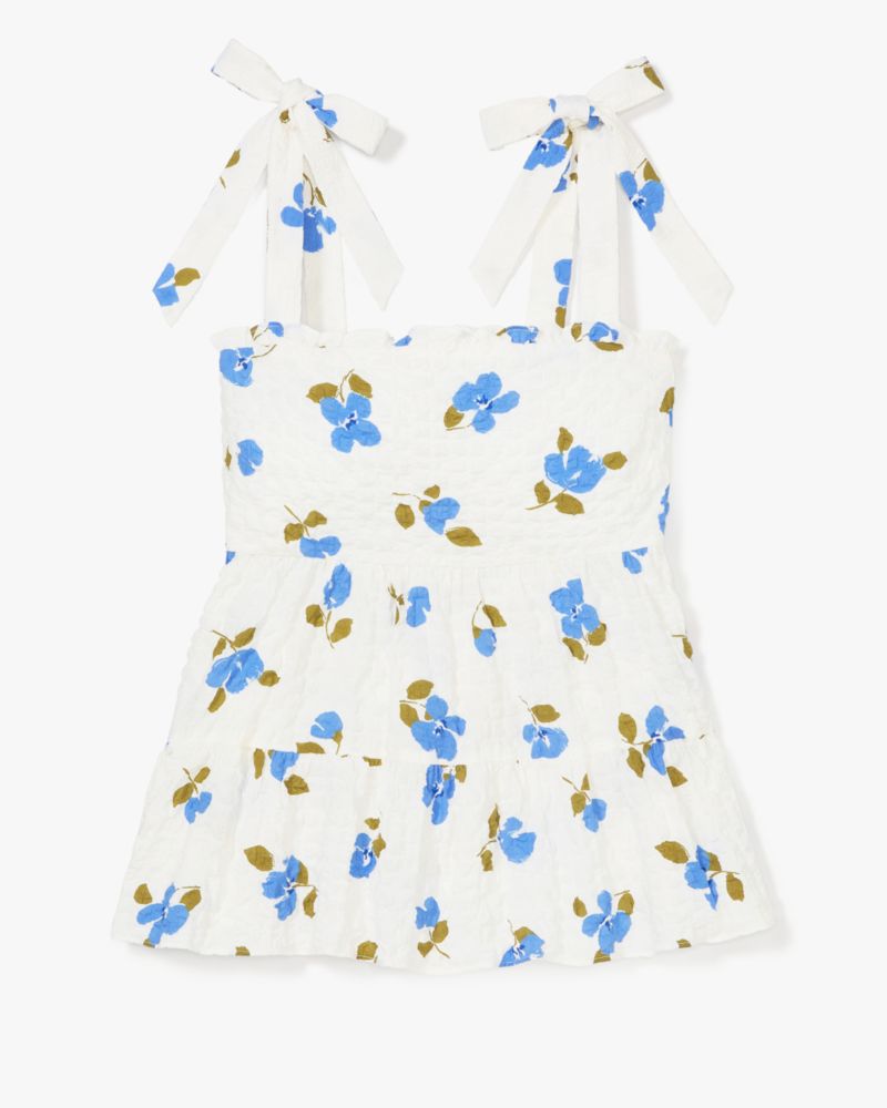 Painterly Bouquet Tiered Top