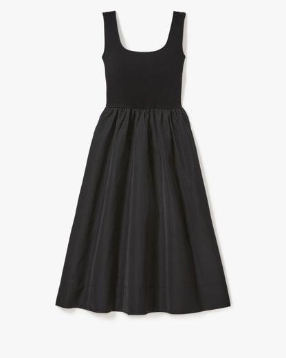 Mixed Media Midi Dress