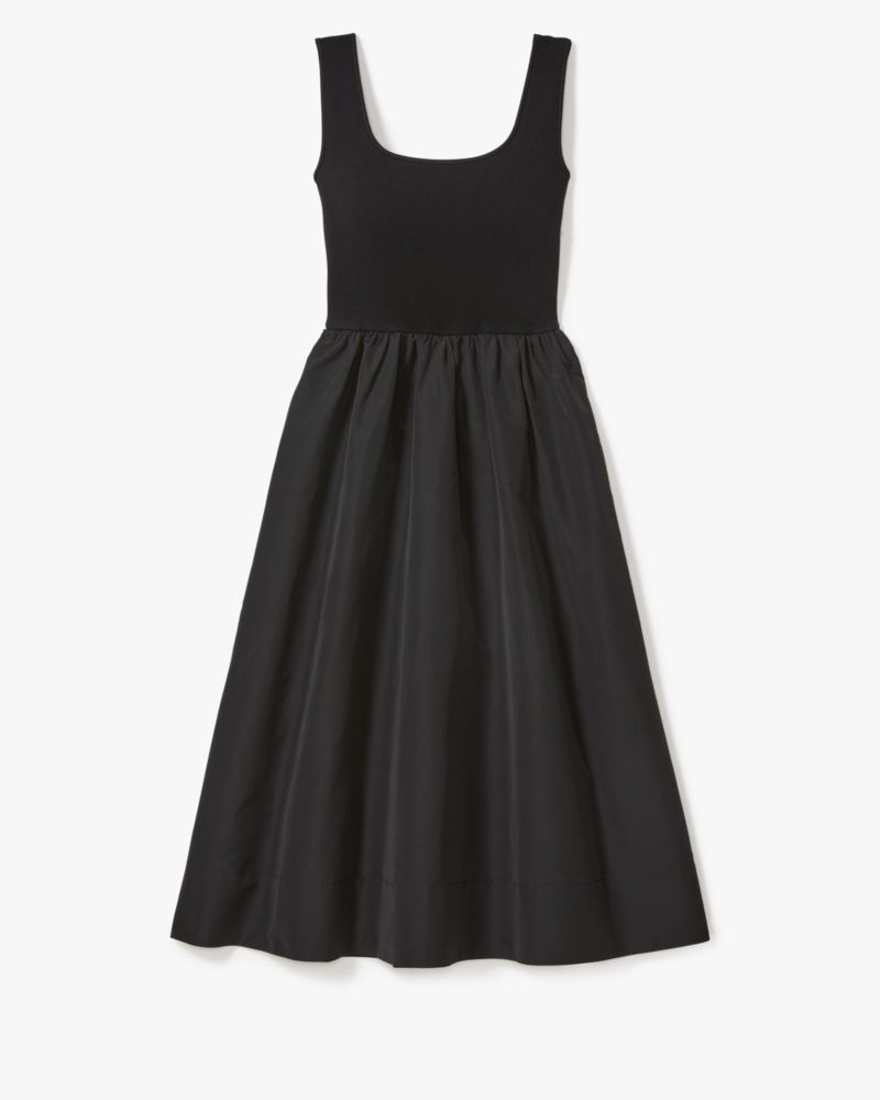 Mixed Media Midi Dress