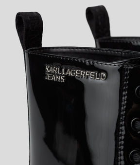 BROOKE PATENT LEATHER BOOTS