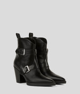 KOWBOY BUCKLED ANKLE BOOTS