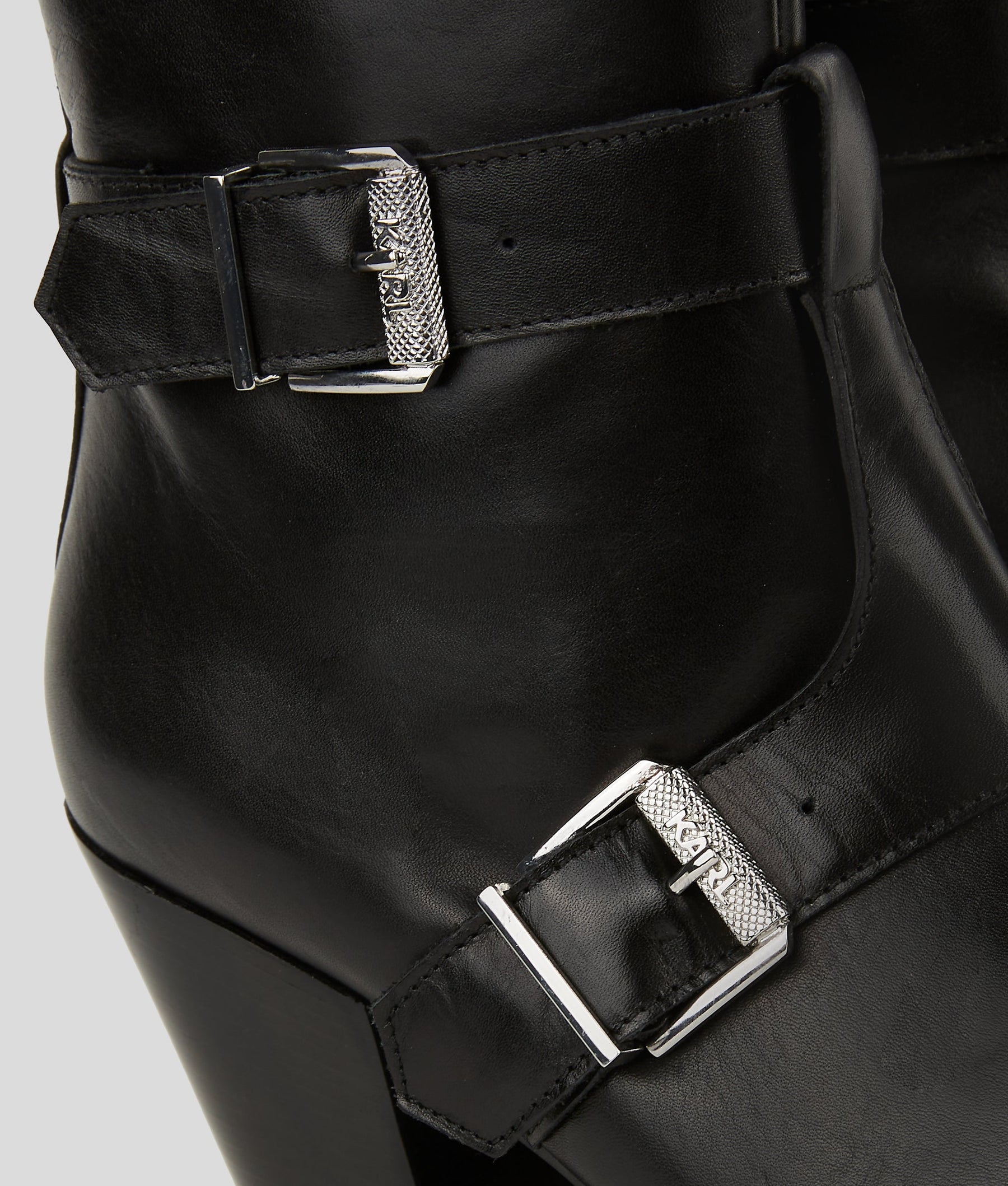 KOWBOY BUCKLED ANKLE BOOTS