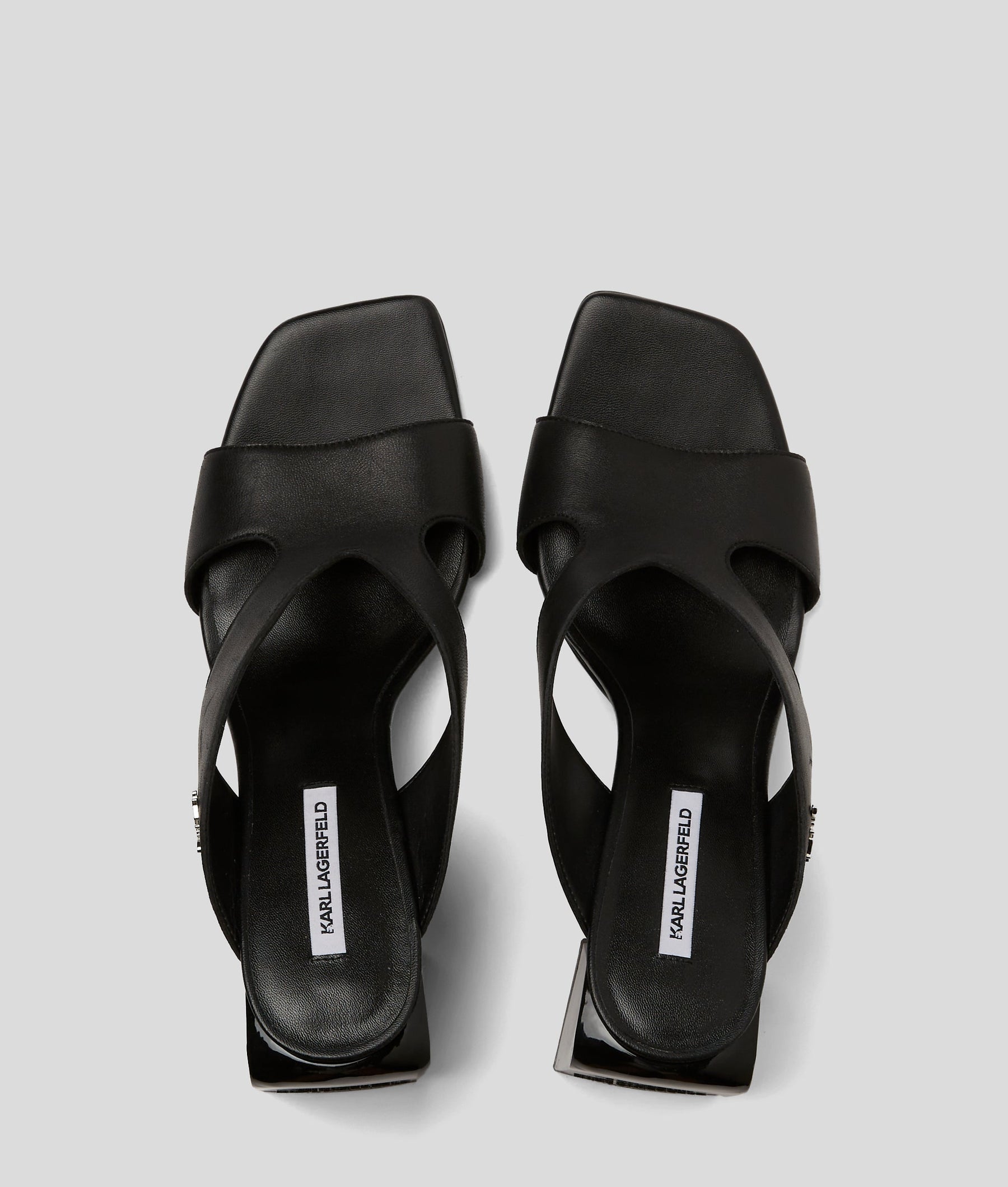 ASTRA NOVA CUT-OUT HEELED SANDALS